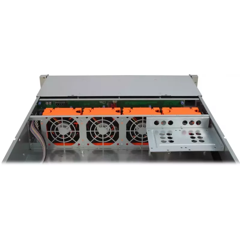 Serverio korpusas Inter-Tech IPC 2U-2412 Rack juodas, sidabrinis