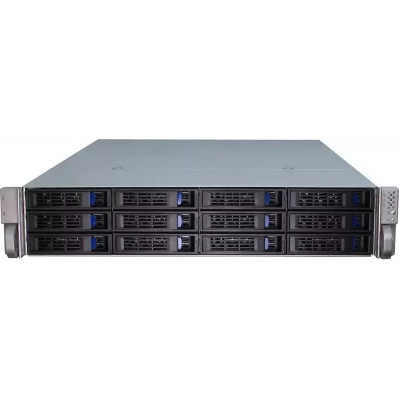 Serverio korpusas Inter-Tech IPC 2U-2412 Rack juodas, sidabrinis