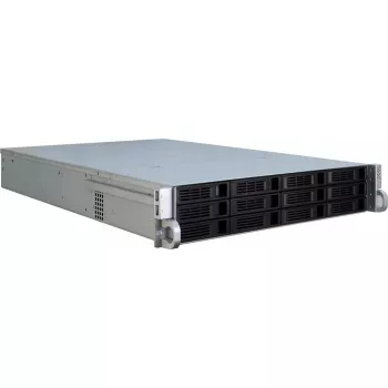 Serverio korpusas Inter-Tech IPC 2U-2412 Rack juodas, sidabrinis
