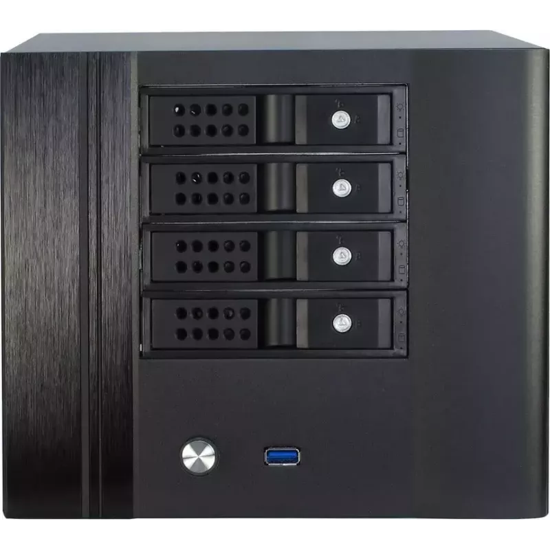 Korpusas Inter-Tech SC-4004 Small Form Factor juodas