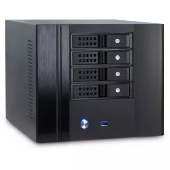 Korpusas Inter-Tech SC-4004 Small Form Factor juodas