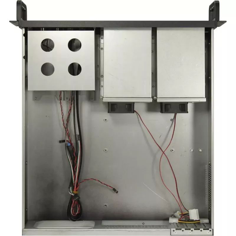 Serverio stovas Inter-Tech 2U-2504 Juodas 480x527x89mm 60mm ventiliatoriai