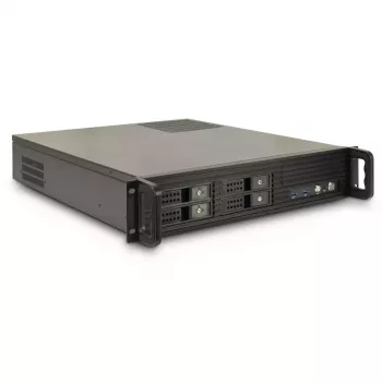 Serverio stovas Inter-Tech 2U-2504 Juodas 480x527x89mm 60mm ventiliatoriai
