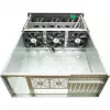 Kompiuterio korpusas Inter-Tech 4F28 Rack juodas, sidabrinis