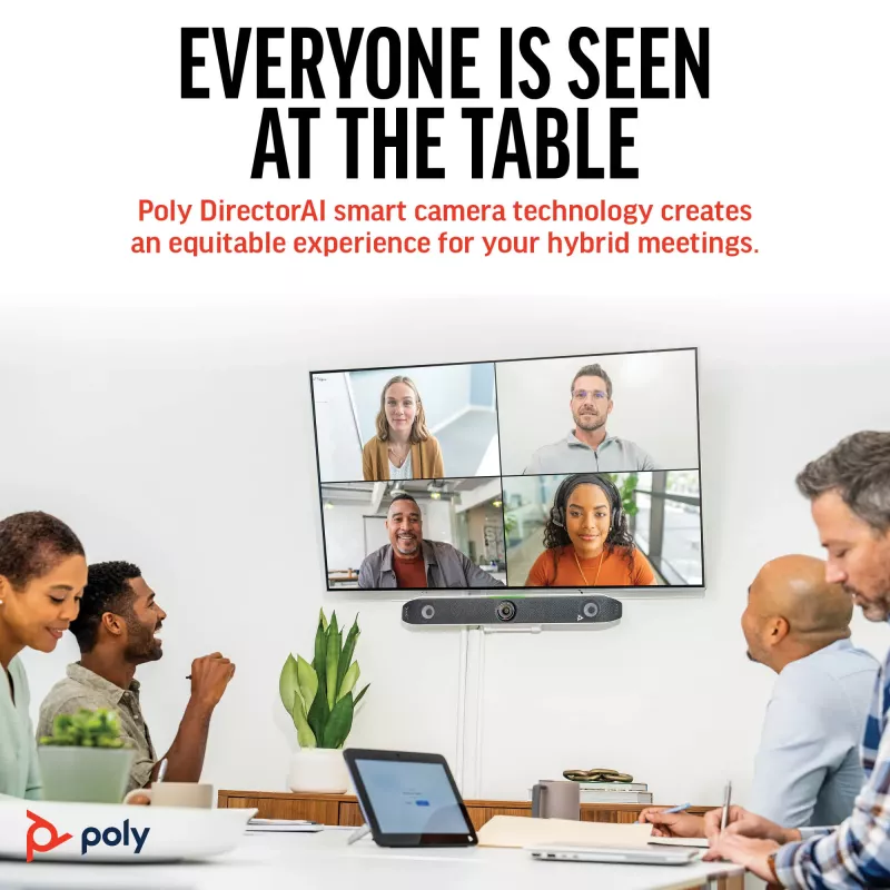 Grupinė vaizdo konferencijų sistema POLY Studio X52 4K Ultra HD 30 kadrų/s