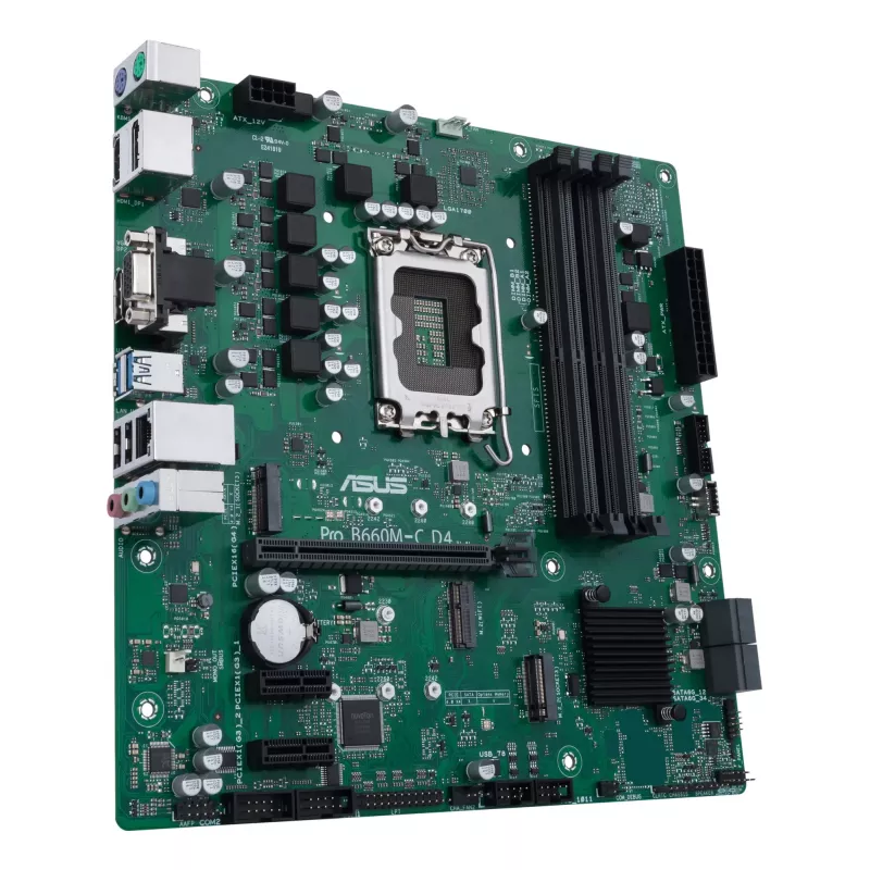 ASUS PRO B660M-C D4-CSM Intel B660 LGA 1700 micro ATX pagrindinė plokštė