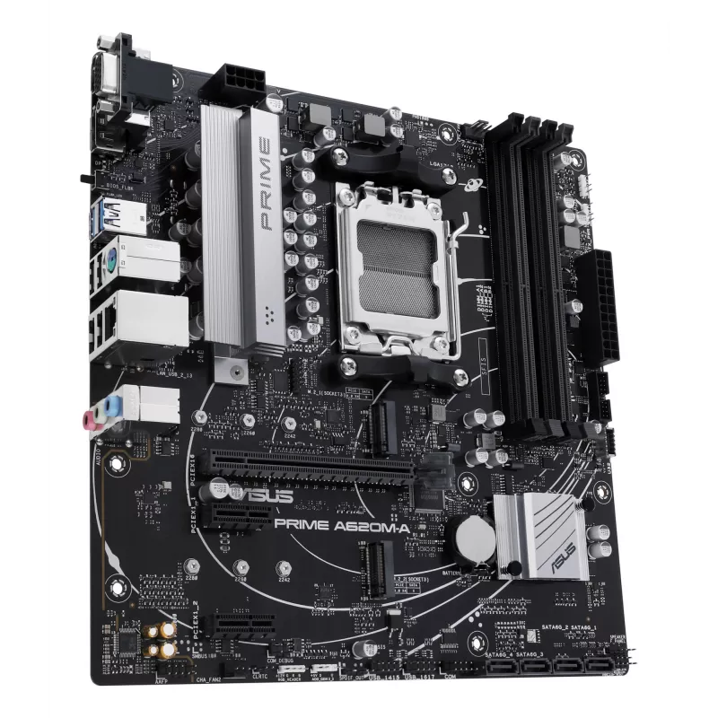 Pagrindinė plokštė ASUS PRIME A620M-A-CSM AMD A620 Socket AM5 micro ATX