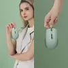 Pelė ASUS SmartO MD200 Silent Plus — Ambidekstrinė RF belaidė + Bluetooth, optinė 4200 DPI, 6 mygtukų, žalia