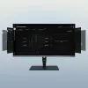 Pelė ASUS SmartO MD200 Silent Plus — Ambidekstrinė RF belaidė + Bluetooth, optinė 4200 DPI, 6 mygtukų, žalia