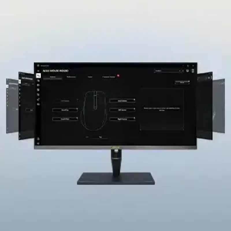 Pelė ASUS SmartO MD200 Silent Plus — Ambidekstrinė RF belaidė + Bluetooth, optinė 4200 DPI, 6 mygtukų, žalia