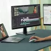 Pelė ASUS SmartO MD200 Silent Plus — Ambidekstrinė RF belaidė + Bluetooth, optinė 4200 DPI, 6 mygtukų, žalia
