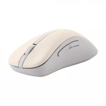 ASUS Marshmallow MD102 belaidė pelė biurui, RF + Bluetooth, optinė, 1600 DPI, dešiniajai rankai, smėlio spalvos