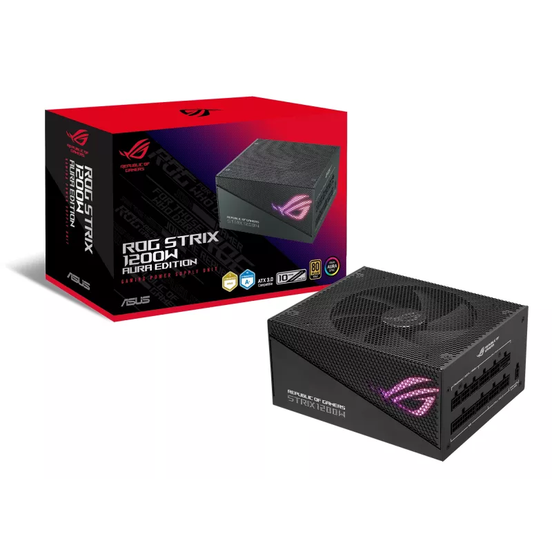 ASUS ROG STRIX 1200W Gold Aura Edition maitinimo blokas 20+4 pin ATX ATX Juodas