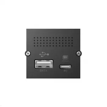 Bachmann 917.229 CM Mini Port Replicator – USB-C dokavimo modulis juodas