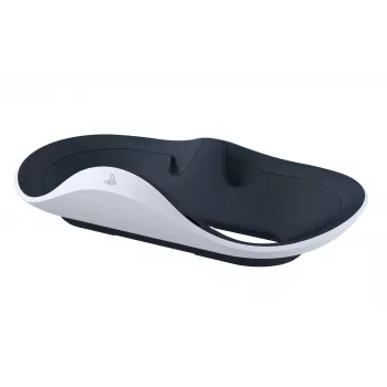 Įkrovimo stovelis Sony 9480693 žaidimų pultui – PlayStation 5, 5,1V/2,8A, juoda/balta, 241×136×58 mm