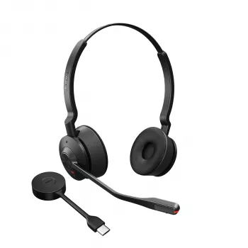 Jabra Engage 55 MS Stereo ausinės belaidės antgalvinės biurui / skambučių centrui USB Type-A juodos