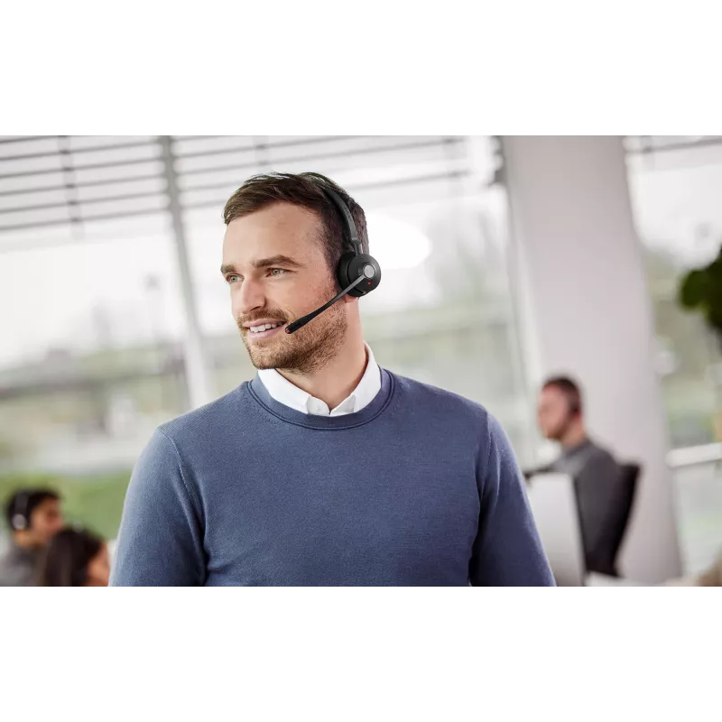 Jabra Engage 55 MS Stereo ausinės belaidės antgalvinės biurui / skambučių centrui USB Type-A juodos