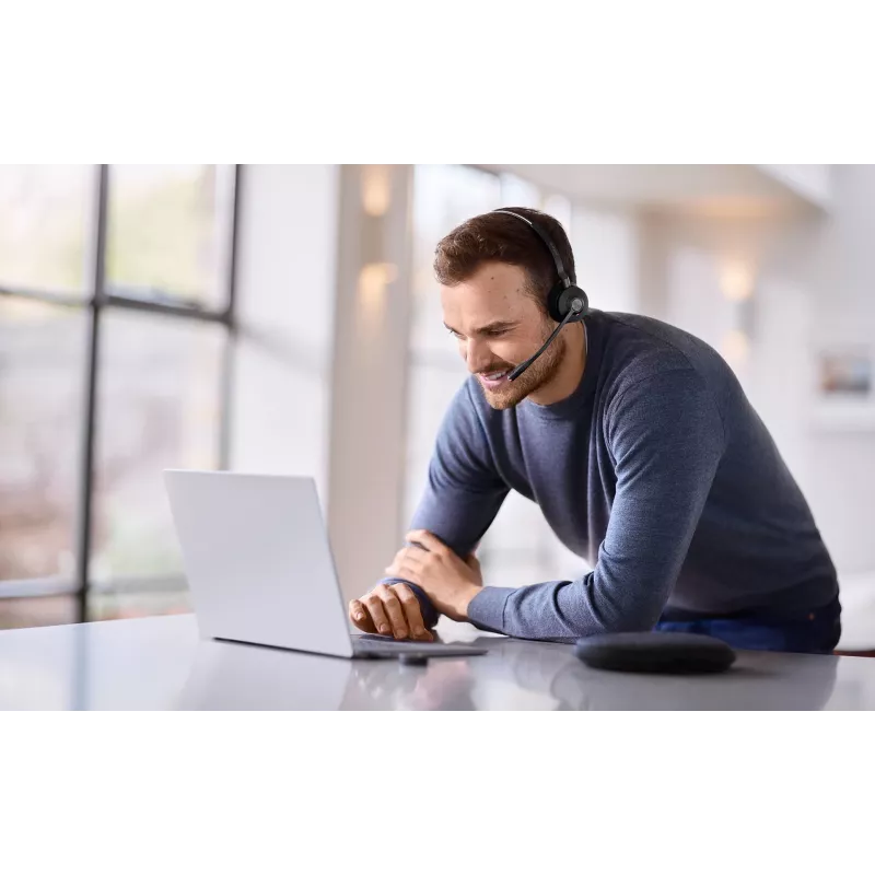 Jabra Engage 55 MS Stereo ausinės belaidės antgalvinės biurui / skambučių centrui USB Type-A juodos