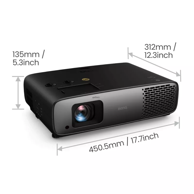 BenQ W4100i standartinio projektoriaus 3200 ANSI liumenų DLP UHD 4K (3840x2160) 3D juodas