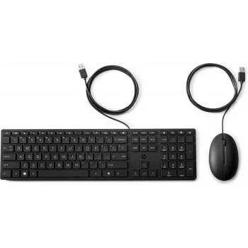 Laidinė klaviatūra ir pelė HP Wired Desktop 320MK