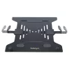 StarTech.com Monitor Laikiklis su VESA Nešiojamo Kompiuterio Padėklu, Nešiojamam Kompiuteriui (4,5 kg) ir Vienam Ekranui iki 32 colių (8 kg), Juodas, Vėdinamas Padėklas, Reguliuojamas Laikiklis, C-spaustuvo/Angos Tvirtinimas