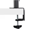 StarTech.com Monitor Laikiklis su VESA Nešiojamo Kompiuterio Padėklu, Nešiojamam Kompiuteriui (4,5 kg) ir Vienam Ekranui iki 32 colių (8 kg), Juodas, Vėdinamas Padėklas, Reguliuojamas Laikiklis, C-spaustuvo/Angos Tvirtinimas