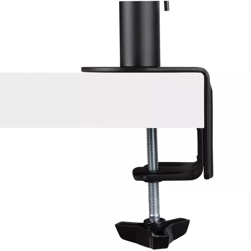 StarTech.com Monitor Laikiklis su VESA Nešiojamo Kompiuterio Padėklu, Nešiojamam Kompiuteriui (4,5 kg) ir Vienam Ekranui iki 32 colių (8 kg), Juodas, Vėdinamas Padėklas, Reguliuojamas Laikiklis, C-spaustuvo/Angos Tvirtinimas