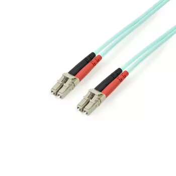 StarTech.com 5m LC/UPC į LC/UPC OM3 daugiamodis šviesolaidinis kabelis, pilnas dupleksas 50/125µm, 100G, maži įterpimo nuostoliai, LSZH