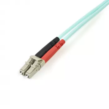 StarTech.com 5m LC/UPC į LC/UPC OM3 daugiamodis šviesolaidinis kabelis, pilnas dupleksas 50/125µm, 100G, maži įterpimo nuostoliai, LSZH