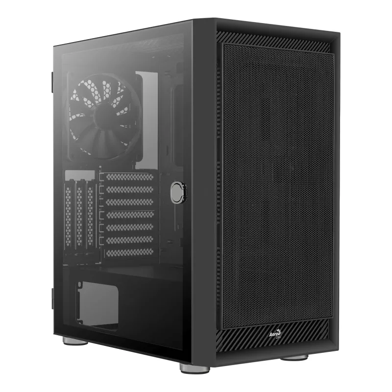 Aerocool GRAPHITEV1 kompiuterio korpusas su tinkliniu priekiniu skydeliu