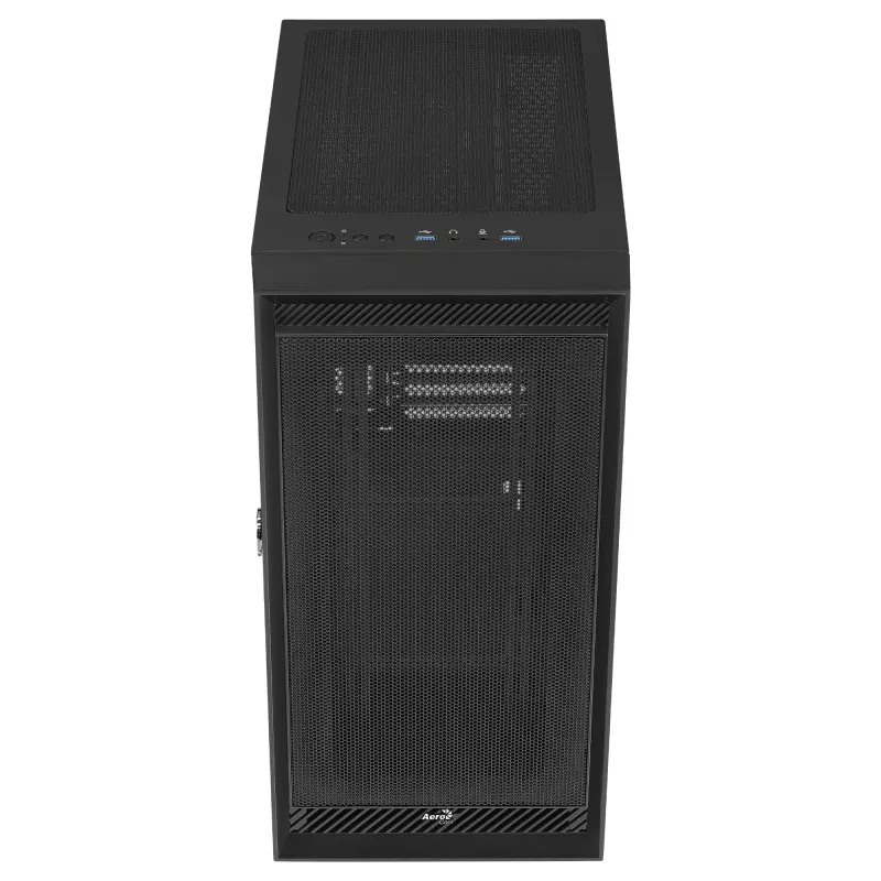 Aerocool GRAPHITEV1 kompiuterio korpusas su tinkliniu priekiniu skydeliu
