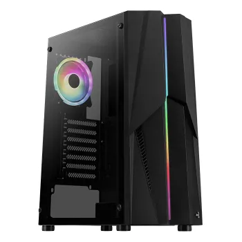 Aerocool Mecha-G-BK-v2 Midi Tower Korpusas Juodas