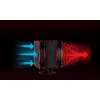 ARCTIC Freezer 34 eSports DUO (Raudona) – Bokštinis CPU aušintuvas su BioniX P-Series ventiliatoriais Push-Pull konfigūracijoje