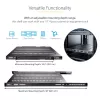 StarTech.com ADJSHELFHDV 1U reguliuojama ventiliuojama serverių spintos lentyna, sustiprinta, 150 kg, reguliuojamas montavimo gylis 49,5–97,4 cm (19,5–38 col.), 19 col., juoda
