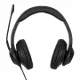 Targus AEH102GL ausinės su mikrofonu, laidinės, ant galvos, skambučiams ir muzikai, USB Type-A, juodos