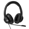 Targus AEH102GL ausinės su mikrofonu, laidinės, ant galvos, skambučiams ir muzikai, USB Type-A, juodos