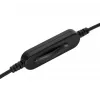Targus AEH102GL ausinės su mikrofonu, laidinės, ant galvos, skambučiams ir muzikai, USB Type-A, juodos