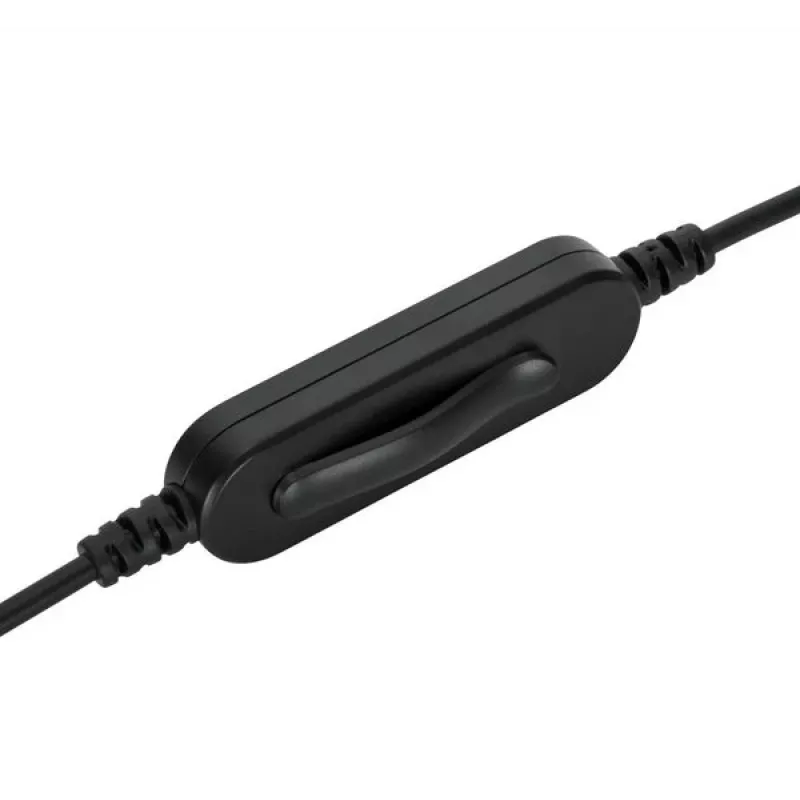 Targus AEH102GL ausinės su mikrofonu, laidinės, ant galvos, skambučiams ir muzikai, USB Type-A, juodos