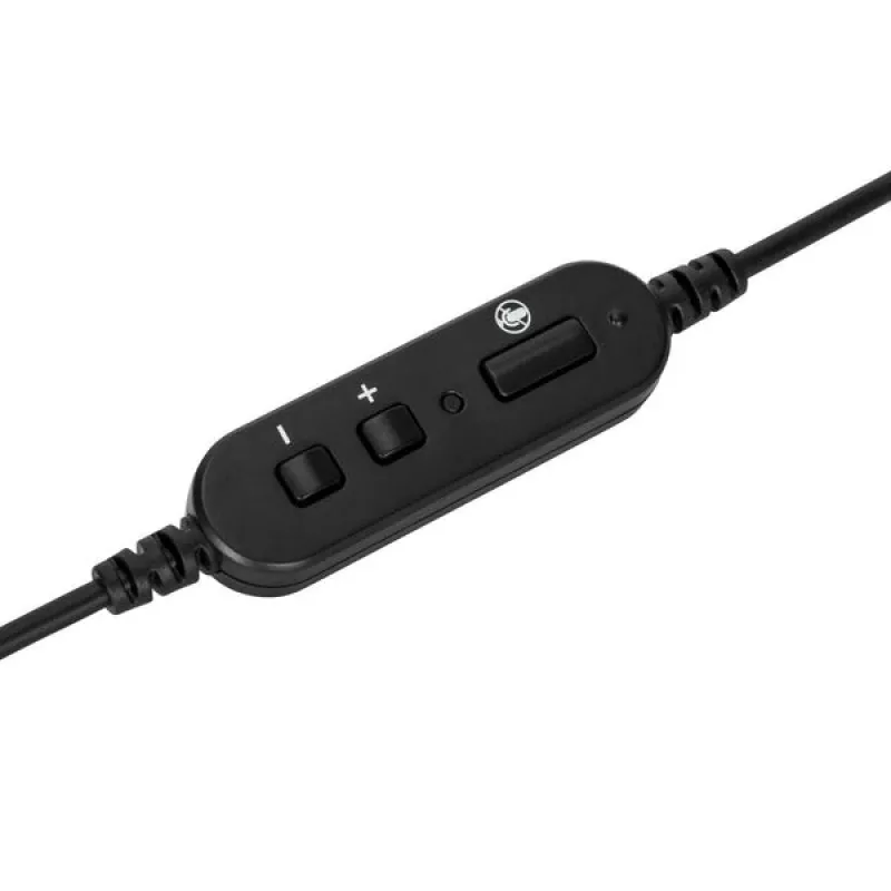 Targus AEH102GL ausinės su mikrofonu, laidinės, ant galvos, skambučiams ir muzikai, USB Type-A, juodos
