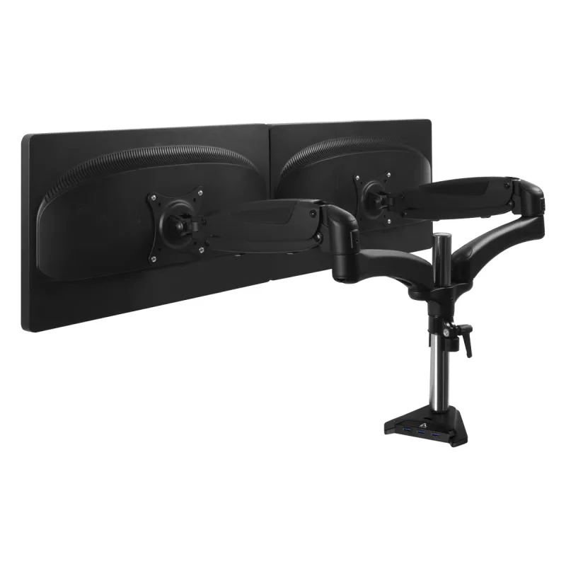 ARCTIC Z2-3D Gen 3 Dvigubo monitoriaus laikiklis su dujine spyruokle, spaustuvas, 8 kg, 73,7 cm (29 col.), 86,4 cm (34 col.), 100 x 100 mm, Juodas