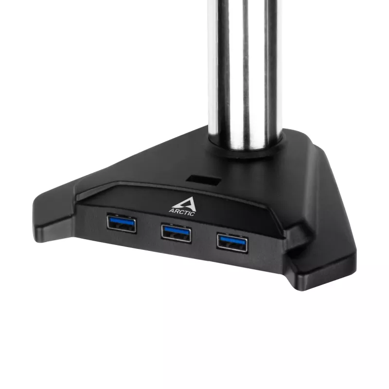 ARCTIC Z2-3D Gen 3 Dvigubo monitoriaus laikiklis su dujine spyruokle, spaustuvas, 8 kg, 73,7 cm (29 col.), 86,4 cm (34 col.), 100 x 100 mm, Juodas