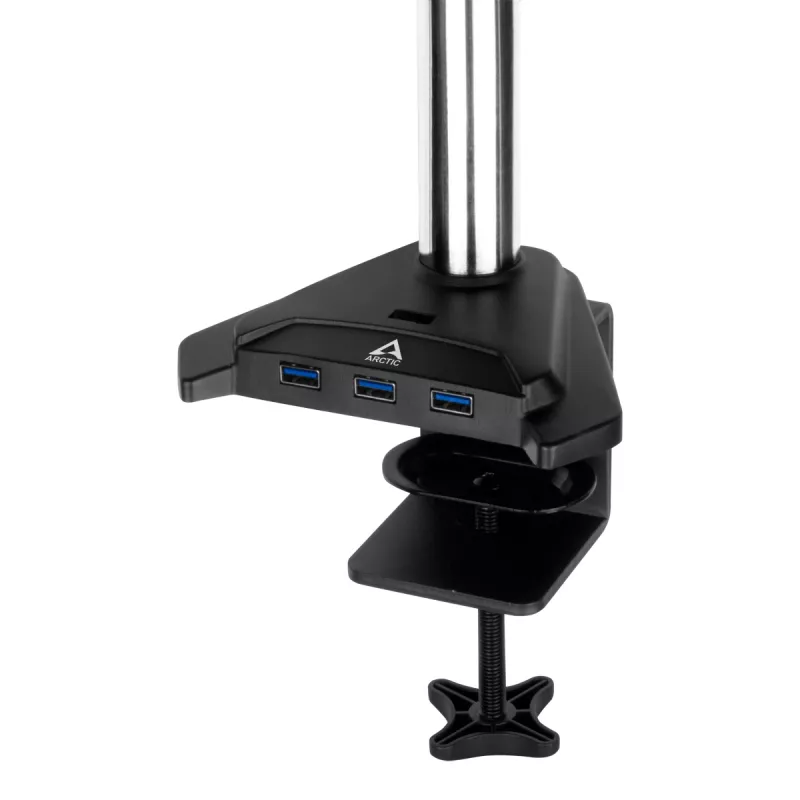 ARCTIC Z2-3D Gen 3 Dvigubo monitoriaus laikiklis su dujine spyruokle, spaustuvas, 8 kg, 73,7 cm (29 col.), 86,4 cm (34 col.), 100 x 100 mm, Juodas