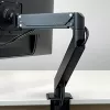 Stalinis laikiklis monitoriui su dujine spyruokle ARCTIC X1-3D — iki 43 colių / 10 kg, VESA 75x75–100x100, juodas