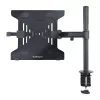 StarTech.com Laptop Desk Mount – laikiklis nešiojamam kompiuteriui ir monitoriui, tinka iki 34 colių (8 kg) monitoriams ir iki 4,5 kg nešiojamiesiems, reguliuojama VESA padėklo rankena, spaustuvinis / grometinis tvirtinimas