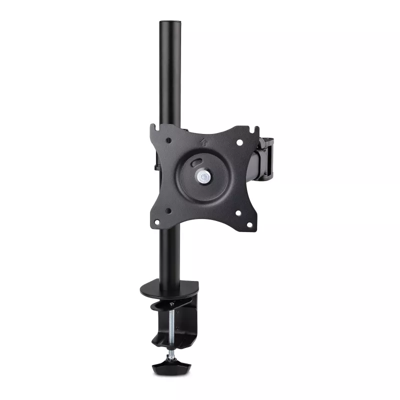 StarTech.com Laptop Desk Mount – laikiklis nešiojamam kompiuteriui ir monitoriui, tinka iki 34 colių (8 kg) monitoriams ir iki 4,5 kg nešiojamiesiems, reguliuojama VESA padėklo rankena, spaustuvinis / grometinis tvirtinimas