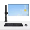 StarTech.com Laptop Desk Mount – laikiklis nešiojamam kompiuteriui ir monitoriui, tinka iki 34 colių (8 kg) monitoriams ir iki 4,5 kg nešiojamiesiems, reguliuojama VESA padėklo rankena, spaustuvinis / grometinis tvirtinimas