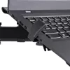 StarTech.com Laptop Desk Mount – laikiklis nešiojamam kompiuteriui ir monitoriui, tinka iki 34 colių (8 kg) monitoriams ir iki 4,5 kg nešiojamiesiems, reguliuojama VESA padėklo rankena, spaustuvinis / grometinis tvirtinimas