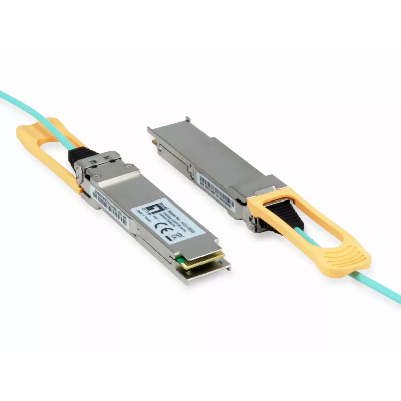 LevelOne AOC-0503 tinklo siųstuvas-imtuvas, aktyvus optinis kabelis, QSFP28, 100G, 850 nm