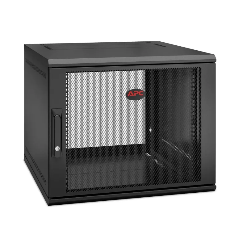 APC NetShelter WX AR109SH6, 9U, 19 colių jungiamasis spintelė, sieninis, surinktas, 600 mm gylio
