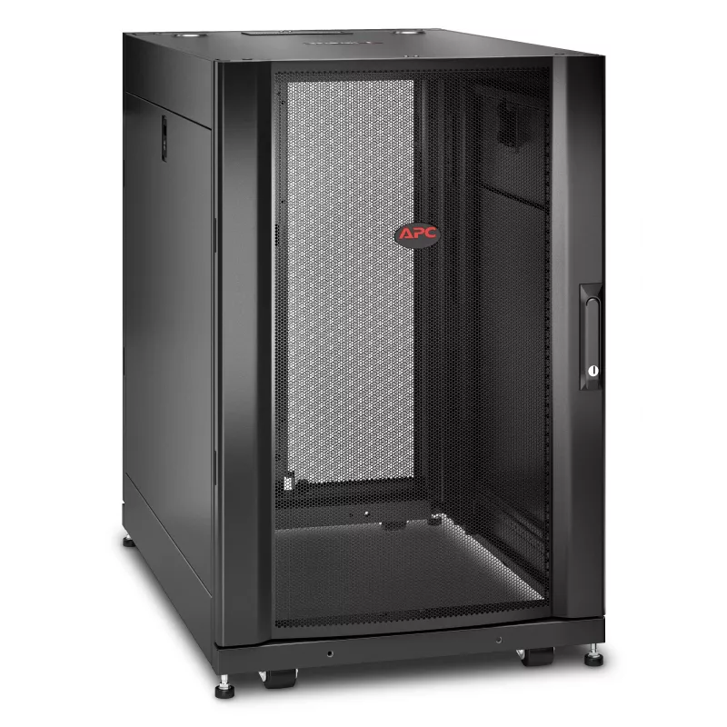 APC NetShelter SX, Serverinis stovas, 18U, juodas, 925x600x900 mm